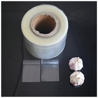Sac transparent en BOPP avec fermeture éclair, pochette en plastique recyclable avec poignée découpée pour l'emballage de vêtements, impression en héliogravure