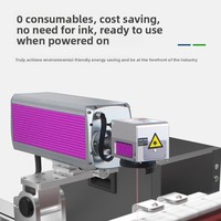 Nouveau graveur laser UV refroidi par air OEM/ODM OMA, marquage de logo personnalisé pour les distributeurs, métal, plastique, DXF, code QR, marqueur