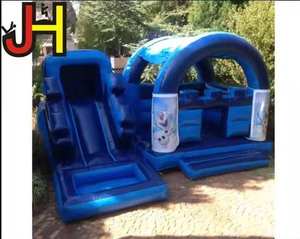 <span class=keywords><strong>Château</strong></span> <span class=keywords><strong>gonflable</strong></span> Frozen avec toboggan, structure de saut <span class=keywords><strong>gonflable</strong></span> Frozen avec toboggan intégré - Product Image 5