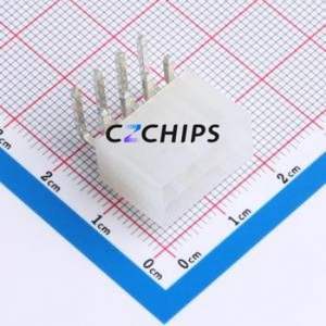 9357WR-2X4P Wire-to-Board Pin Header Bent Lead Through Hole,P=4.2mm Connector 2x4P 4.2mm Right Angle Insert Mini-Fit (MX 4.2) - Product Image 1