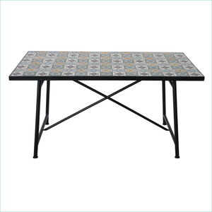 Patio <span class=keywords><strong>mosaico</strong></span> tavolo da esterno in ferro mobili balcone <span class=keywords><strong>mosaico</strong></span> Café tavolo pieghevole <span class=keywords><strong>mosaico</strong></span> caffè sedia cortile a prova di pioggia tavolo da tè - Product Image 1