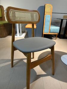 Foshan Made Dining <strong>Chair</strong> Light Luxury Hotel B&amp;B Restaurant Furniture and Rattan Back <strong>Chair</strong> - Product Image 3
