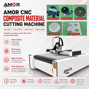 Machine de découpe de matériaux composites CNC pour préimprégnés en fibre de carbone et tissus en fibre de verre - Product Image 1