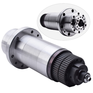 Moteur de broche CNC à entraînement par courroie BT30-90mm-6000rpm avec cylindre ATC, broche ATC BT30 pour le fraisage du métal - Product Image 1