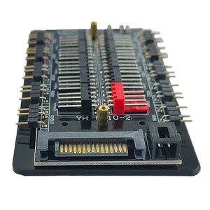 QiuzAim 10 Ports <span class=keywords><strong>ARGB</strong></span> Splitter <span class=keywords><strong>Hub</strong></span> Ordinateur de bureau RGB Châssis Ventilateur Contrôleur 5v3 Pin Shenguang Synchrone 10 Voies <span class=keywords><strong>PWM</strong></span> 4Pin <span class=keywords><strong>HUB</strong></span> - Product Image 2