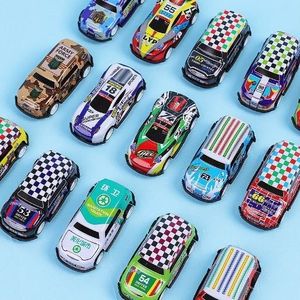 Ensemble de mini voitures à rétrofriction, véhicules jouets à inertie assortis, modèles de voitures moulés sous pression pour enfants, cadeaux de fête, jouets éducatifs - Product Image 3