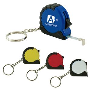 Llavero con Cinta Métrica Mini Personalizada - 3 Pulgadas - Product Image 1