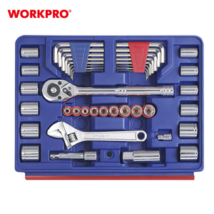 WORKPRO 125PC Mechanical Tools Kit With Tool Storage Case Hand Metal <strong>File</strong> 3-Drawer Heavy Duty Metal <strong>Box</strong> - Product Image 3