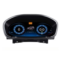 Pour Renault Koleos/Megane 4 2014-2023, écran LCD numérique 12,3 pouces, tableau de bord numérique avec CarPlay sans fil, Plug & Play