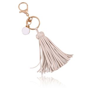 Nouvelle Tendance : Accessoire de Sac Élégant à Pompon, Porte-clés de Voiture Portable, Style Concis, Cadeau Spécial pour Femme, Breloque de Sac - Product Image 3