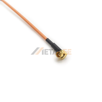 Câble coaxial RG316 haute fréquence avec connecteur BNC IP65 étanche et fiche MCX RA