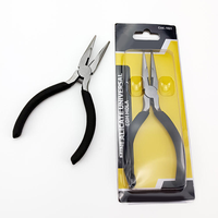 Pince coupante électronique multifonction en acier inoxydable OEM de 5 pouces à bec long et dentelé pour la fabrication de bijoux DIY, vente en gros