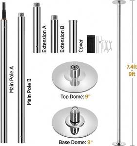 Personnalisable Home Club Bar Training Poles Portable Hauteur Réglable pour Gym Utiliser <span class=keywords><strong>Spinning</strong></span> Exercice Danse Stripper <span class=keywords><strong>Pole</strong></span> Training - Product Image 6