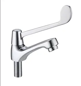 Brass body chrome plated Medical Tap Medical Faucet or elbow open faucet