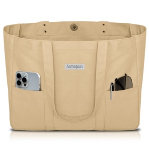Foldable Reusable Tote Bags - Compact When Stored yet Expands to Hold Groceries, Beach Gear, or Work Supplies - Product Image 1