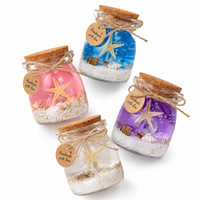 Ozean-Aromatherapie Gelkerzen-Set mit Kompakter Flaschenform für Spa-Raumdekoration