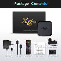 X96mini 5G Android 9.0 Quad Core Dual WIFI, Set Top Box 8K Amlogic S905W4 5G 4K HD IPTV X96 Mini 1GB & 2GB 8GB & 16GB