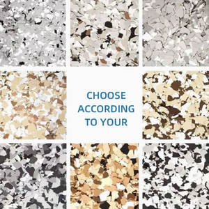 Toptan epoksi reçine döşeme kaplama altın Glitter renk mika gevreği sistemi fiyat endüstriyel epoksi zemin boyası - Product Image 4