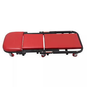 Chariot de réparation automobile pliable <span class=keywords><strong>en</strong></span> <span class=keywords><strong>cuir</strong></span> de type Z, confortable et à surface douce, populaire sur le marché, 40 pouces, avec appui-tête - Product Image 1