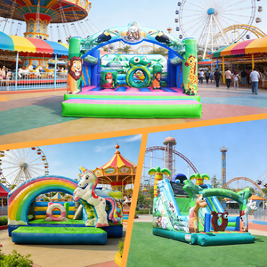 บ้านลมเป่าลมรูปกบสำหรับเด็ก แบบเช่าสำหรับงานปาร์ตี้  ยี่ห้อ Plato Commercial Traparlin  ที่สามารถปรับแต่งได้ - Product Image 5