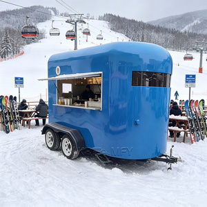 Remorque à hamburgers DOT, camion-équipage mobile, entièrement équipé, café, chariot de restauration moderne - Product Image 2