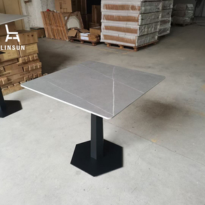 Table et chaise de restaurant, café, bar à desserts, bar à thé au lait, <span class=keywords><strong>barbecue</strong></span>, boucherie, avec comptoir en marbre quartz artificiel DT063 - Product Image 1