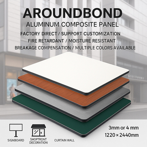 Nhà <span class=keywords><strong>3mm</strong></span> 4mm 5mm 6mm PE pvdf chống cháy alucobond clading tấm <span class=keywords><strong>ACM</strong></span> ACP tấm nhôm Composite Panel ACP - Product Image 2