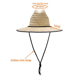 Polynésie Tribal Safari Paille Sombrero Surfeur Extérieur Plage Soleil Protéger Chapeaux De Paille Large Bord Hommes - Product Image 2