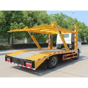 Camion de transport de voitures à double étage Dongfeng à bon prix, camion de remorquage, camion de dépannage à vendre - Product Image 1
