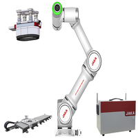 Robot collaboratif JAKA C7 7 kg avec pince SCHUNK OnRobot pour le chargement, le déchargement, l'empilage et la manutention en usine, équipé d'un moteur et d'un PLC