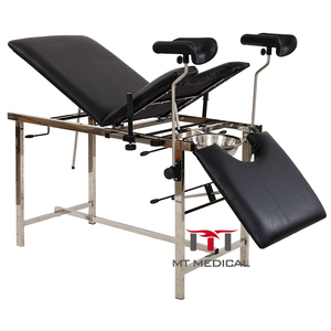 MT medico su misura ospedale in acciaio inox nero blu medico <span class=keywords><strong>ostetrico</strong></span> con letto letto chirurgico di consegna ginecologica - Product Image 4