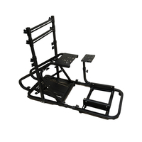 NBL Support de chaise de jeu de course Simulateur de voiture de course Support de siège de jeu Support de volant avec support d'écran pour Logitech G29 G27