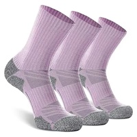 Chaussettes d'équipage extérieures personnalisées de haute qualité pour hommes Chaussettes en laine mérinos respirantes pour le ski et la randonnée