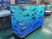 Poste de DJ portable avec façade, support de table, écran LED vidéo et écran d'affichage – Stock disponible