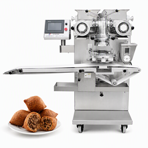 Machine à croquettes de kibbeh, ligne d'encrustage automatique de kubba pour les entreprises d'aliments surgelés - Product Image 1