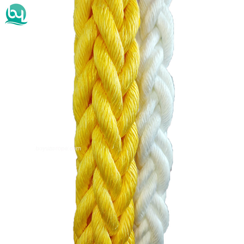 Marine Grade Polypropylene Rope Mooring Double Braided 8 Strand 96mm ...