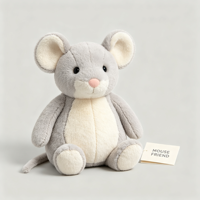 Jouet en peluche souris de qualité CE, durable, lavable, écologique, sûr, cadeau pour enfants