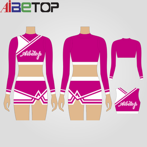 Uniformes <span class=keywords><strong>de</strong></span> porristas personalizados para competición, <span class=keywords><strong>de</strong></span> tres piezas, tela elástica, personaliza el logotipo y el color del equipo, venta directa <span class=keywords><strong>de</strong></span> fábrica sin intermediarios. - Product Image 4