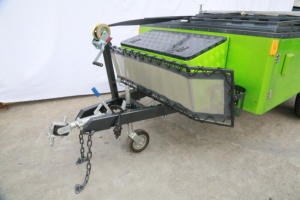 Remorque de camping tout-terrain robuste 4x4 avec tente latérale pliable et cuisine coulissante pour le camping - Product Image 6