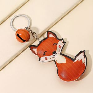 New Wholesale PU <b>Leather</b> Cartoon Animal Fox Keychain Bag Pendant Car <b>Key</b> <b>Chains</b> Cute Mini Fox <b>Key</b> <b>Chain</b> - Product Image 6