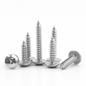 100 pièces/sac Vis autotaraudeuses à tête fraisée cruciforme en acier au carbone zingué pour bois M3-M6 métriques - Product Image 3