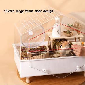 Maison de Hamster de luxe, petits animaux, habitacle, Chinchillas, grand aménagement paysager, visualisation, chalet, grand bricolage, Cage de Hamster, accessoires - Product Image 4