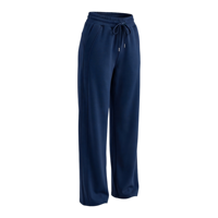 Pantalon de survêtement minimaliste pour femme, taille haute, coupe large, couleur unie, amincissant, extensible dans quatre directions, effet ventre plat, avec cordon de serrage, pour le yoga