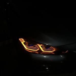 Светодиодные фары с автоматическим включением, подходят для BMW 4 серии M3 M4 425 430 G22 G23 G26 G80 G82, лазерные дневные ходовые огни «Золотой глаз» - Product Image 4