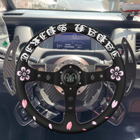 Volant de course JDM personnalisé Type~R, en matériau personnalisé, de couleur personnalisée, avec broderie, pour drift