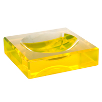 Bol à bonbons en acrylique rouge de qualité alimentaire en Perspex, design de table, pour le stockage des bonbons