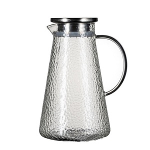 Wholesale Hot / Cold Water /Juice and Iced Tea Beverage Carafe Glass Water <strong>Pitcher</strong> - Product Image 1