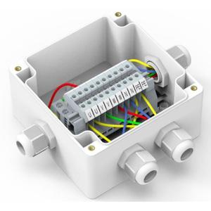 Boîte de jonction Bartec 07-5103-9106 ABS 106,9x105,9x32mm pour câblage électrique, fabrication italienne - Product Image 2