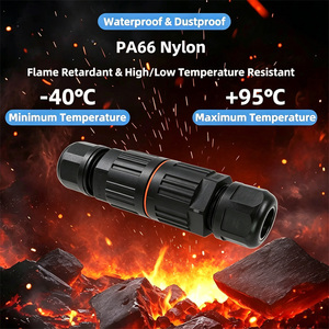 ขั้วต่อไฟฟ้ากันน้ำ IP68 32A 450V 2 3 5 PIN วงกลมอุตสาหกรรมการบินปลั๊กสายเคเบิลกลางแจ้ง - Product Image 4