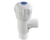 ก๊อกน้ำติดผนังด้ามเดียวดีไซน์ทันสมัยด้ามจับสวนพลาสติกพร้อมตัวทีเกลียวตัวเมียขนาดเล็กหยุดสีขาว - Product Image 5